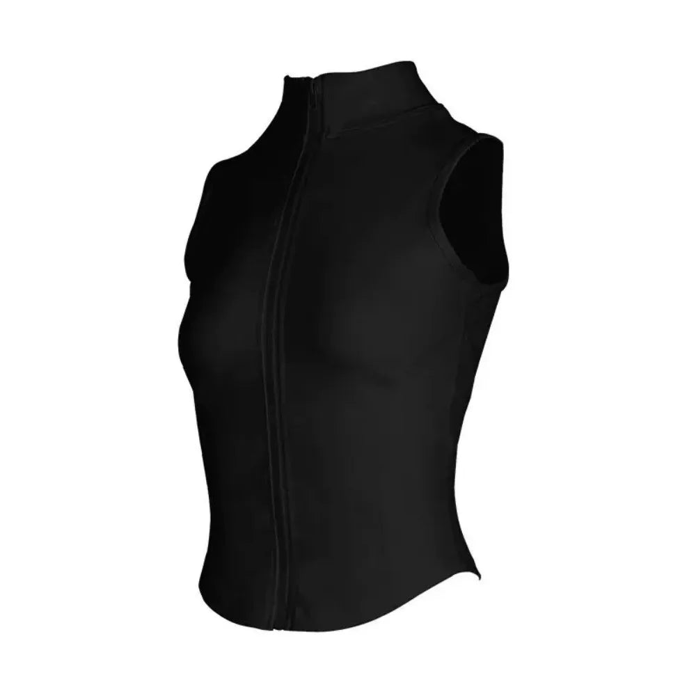 Slim Fit Yoga Tight Vest Yoga Clothes Sweat-absorbent Yoga Crop Tops Black White Elastic Sports Suspender Vest Fitness