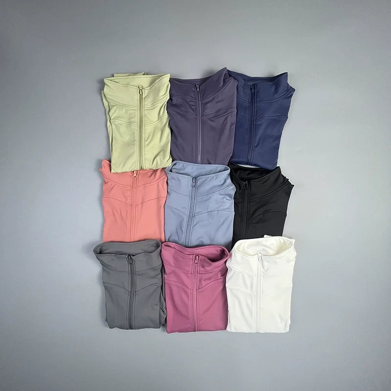 Lyhyt "Body Sculpting" joogatakki vetoketjulla