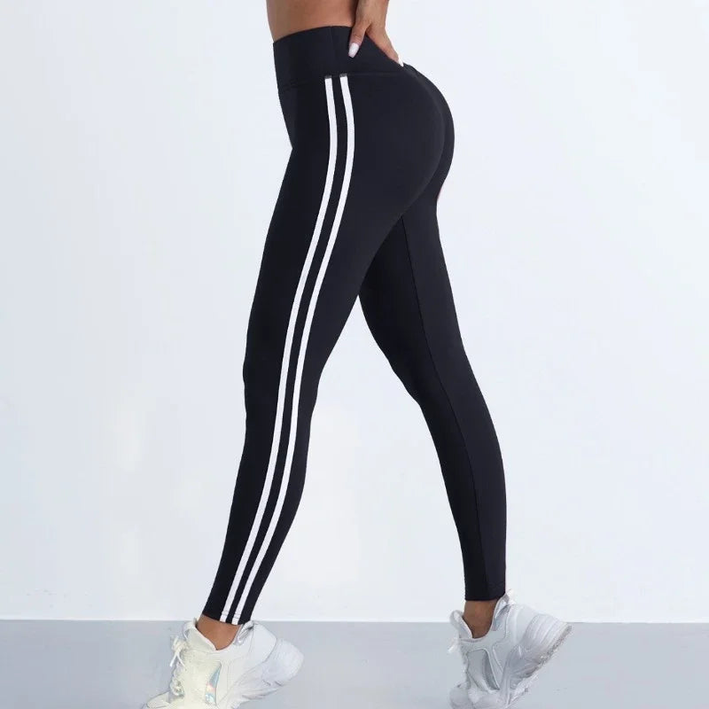 Forest Stripe Performance Tights