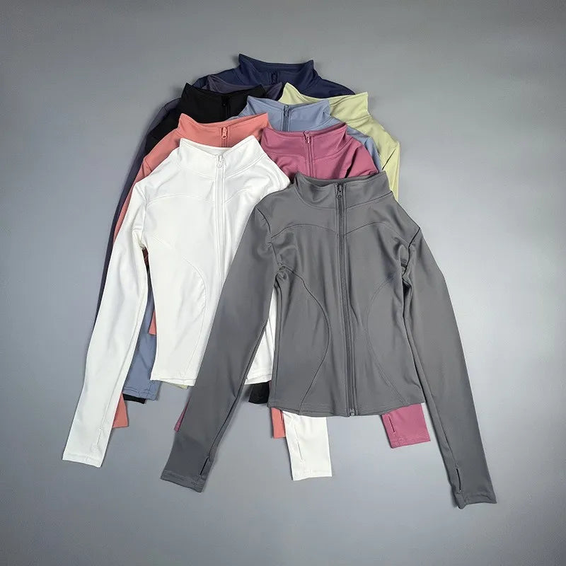 Lyhyt "Body Sculpting" joogatakki vetoketjulla