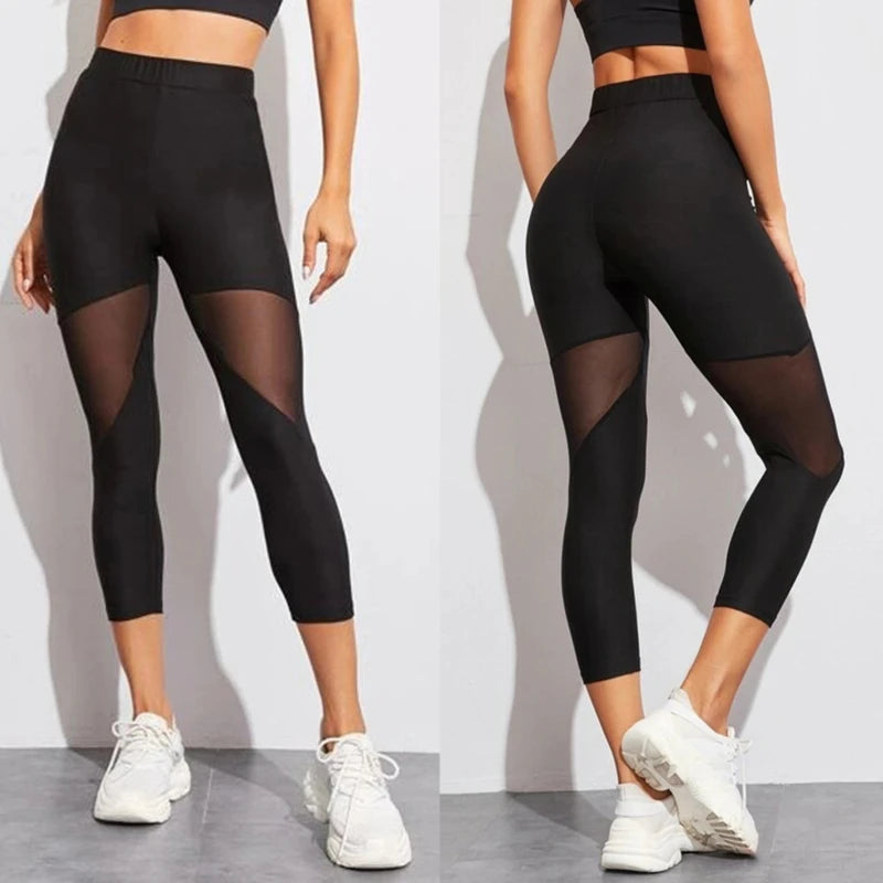 Gothic Mesh Sculpt Leggings