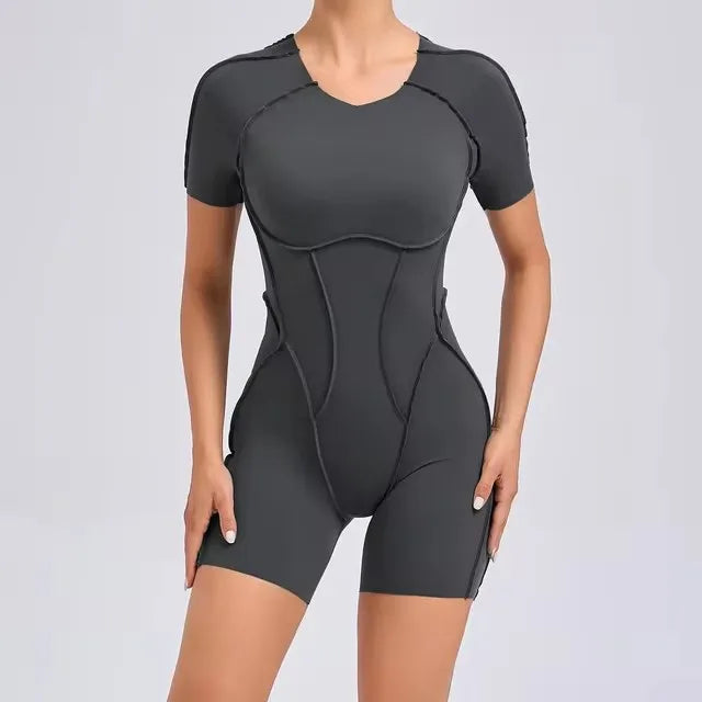 Pro-Fit Seamless Shorts-Jumpsuit