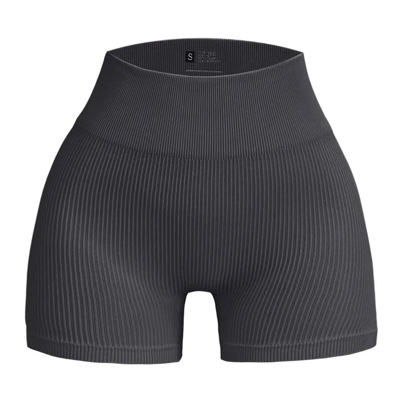Saumattomat Ribbed-muotoilushortsit