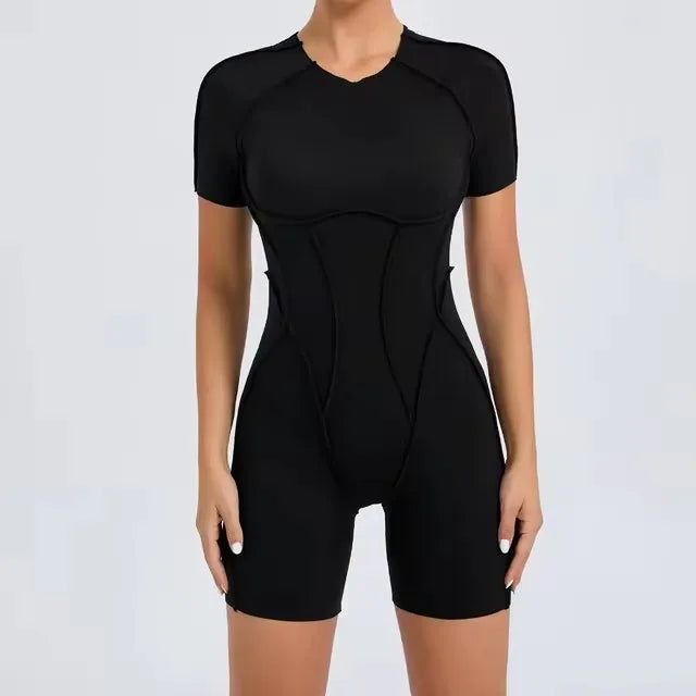 Pro-Fit Seamless Shorts-Jumpsuit