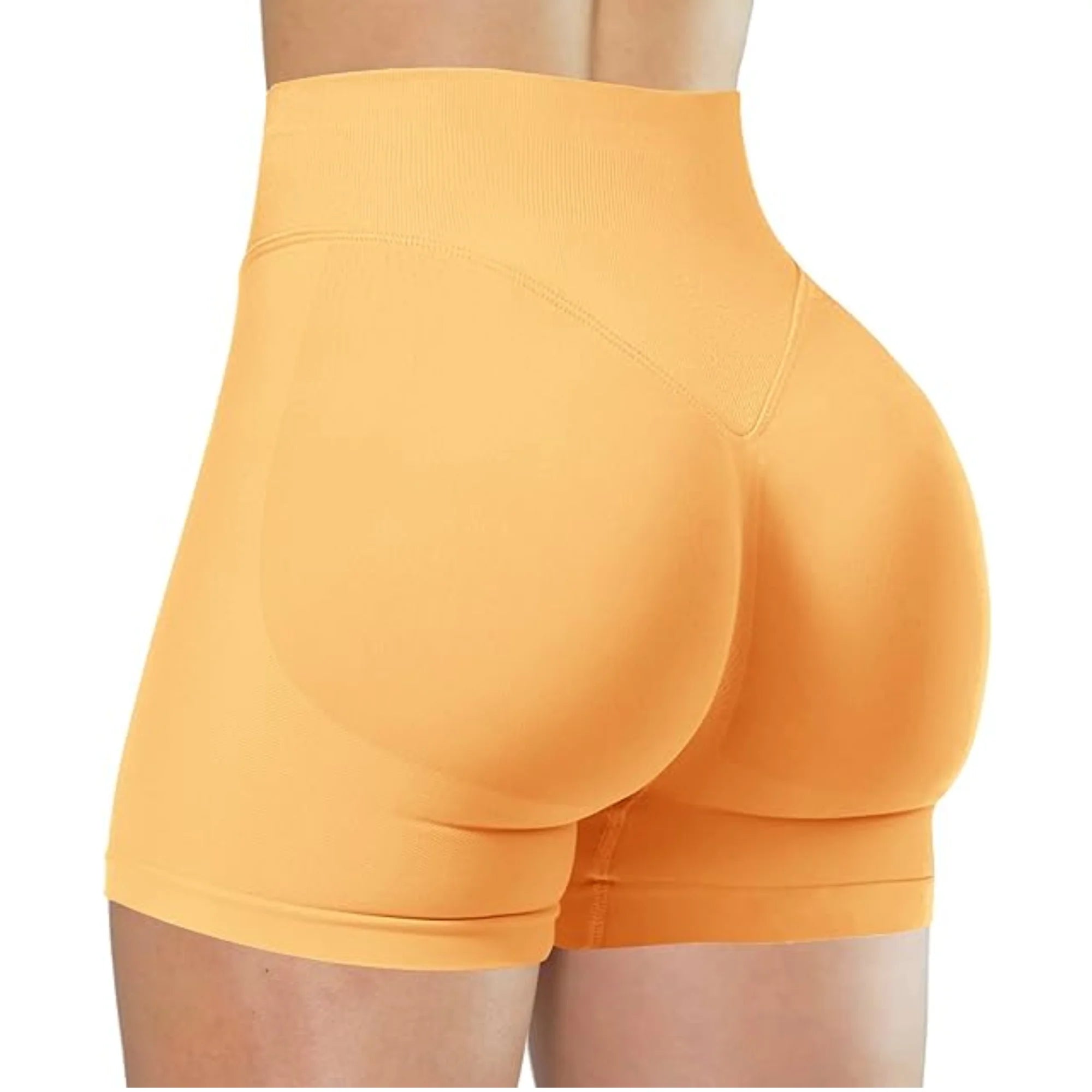 Saumattomat High Waist-urheilushortsit