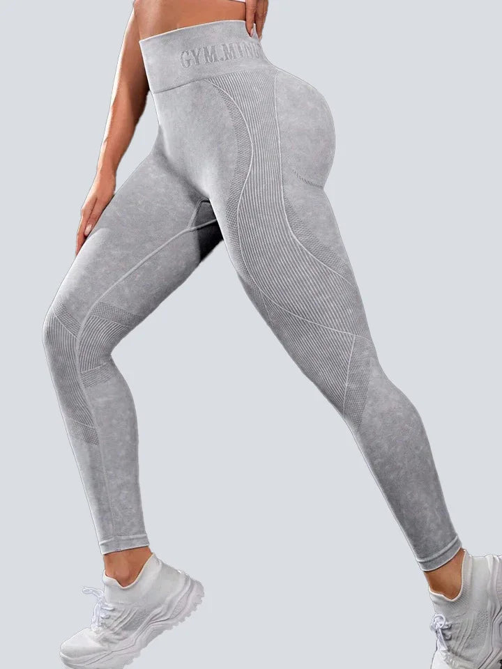 Saumattomat High Waist Yoga Leggings – Mukavuutta ja Tukea Jokaiseen Liikkeeseen