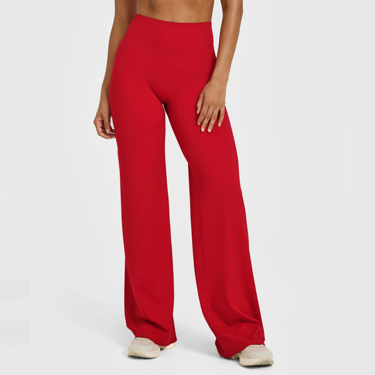 Suoralahkeiset ja hengittävät joogahousut