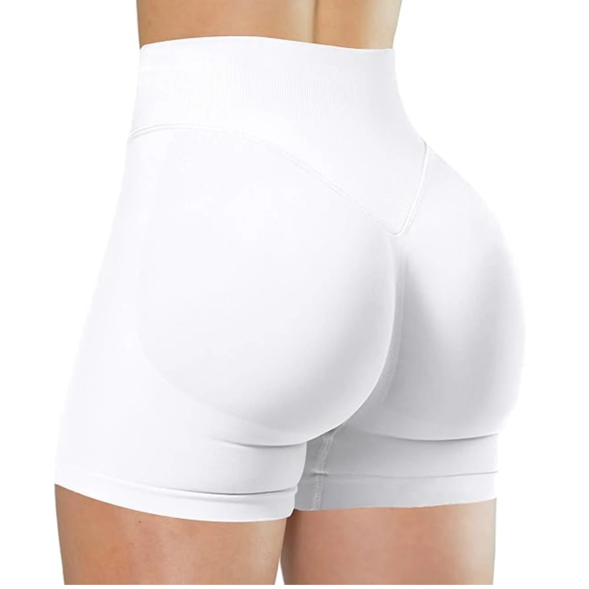 Saumattomat High Waist-urheilushortsit