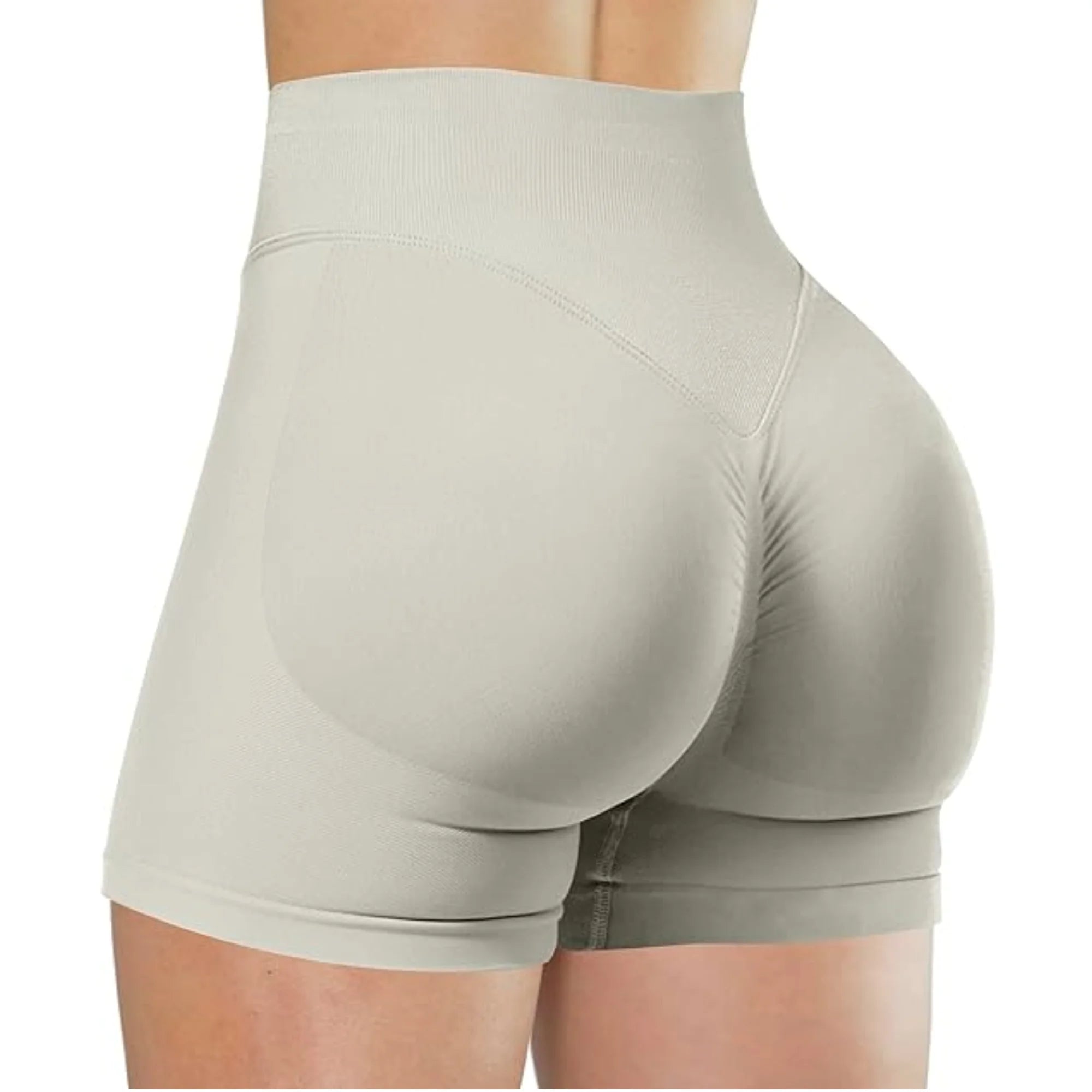 Saumattomat High Waist-urheilushortsit