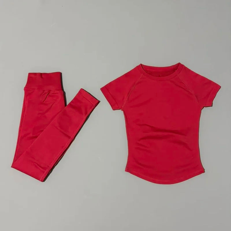 Saumaton "Low Ribbed" -setti korkealla vyötäröllä