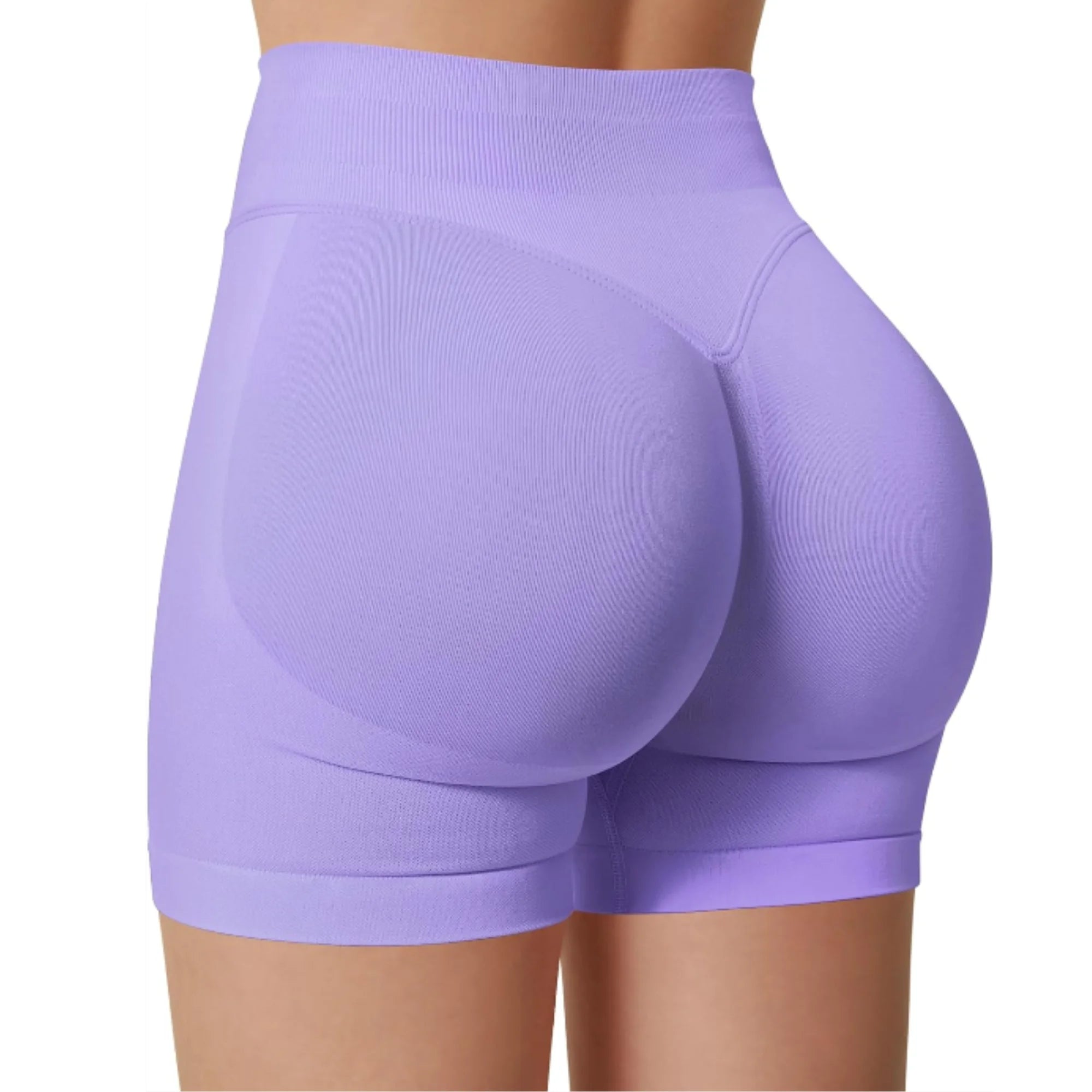 Saumattomat High Waist-urheilushortsit