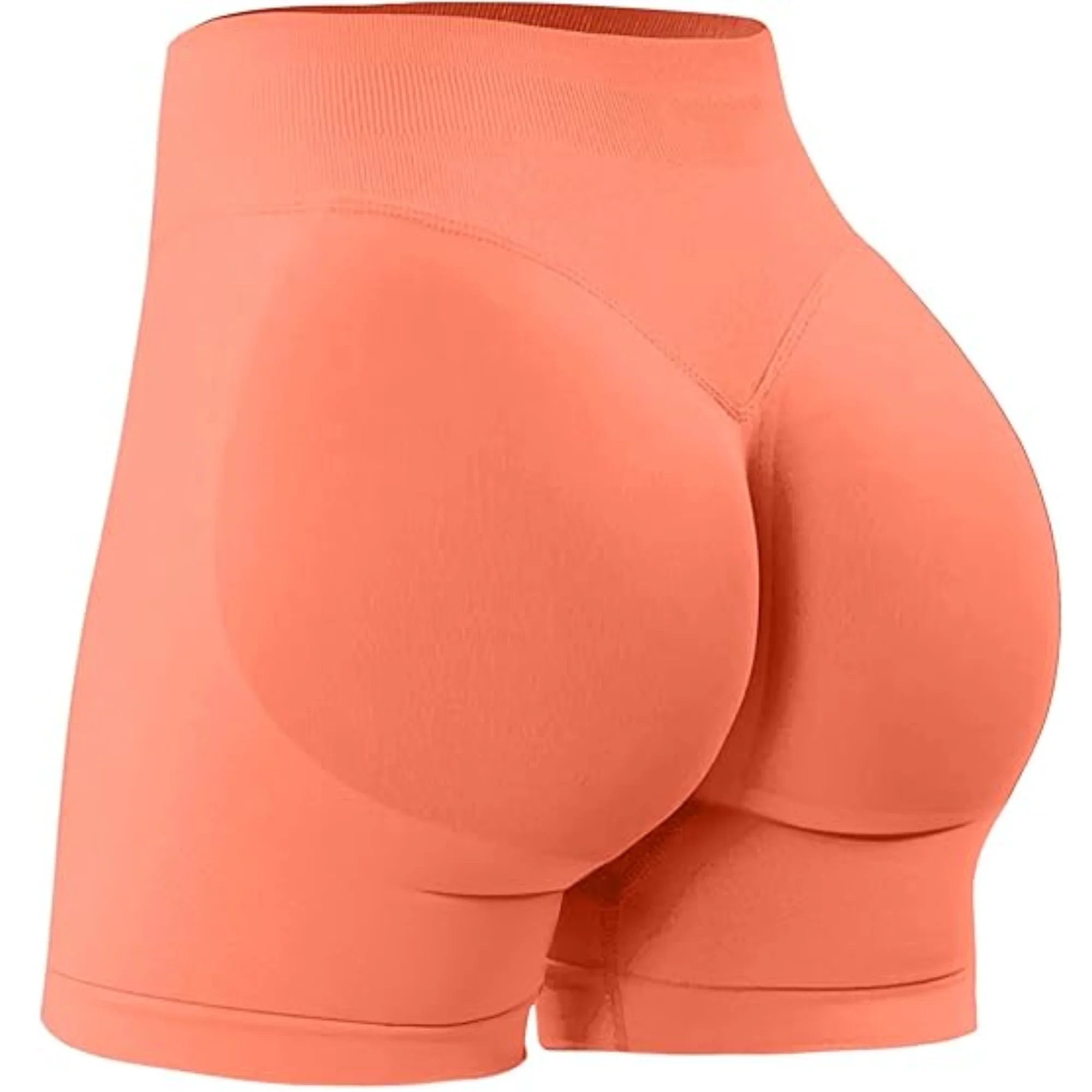 Saumattomat High Waist-urheilushortsit