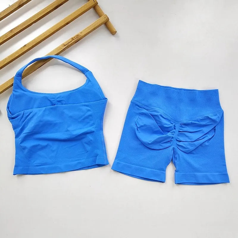 Halter-kaulus Seamless -treenisetti