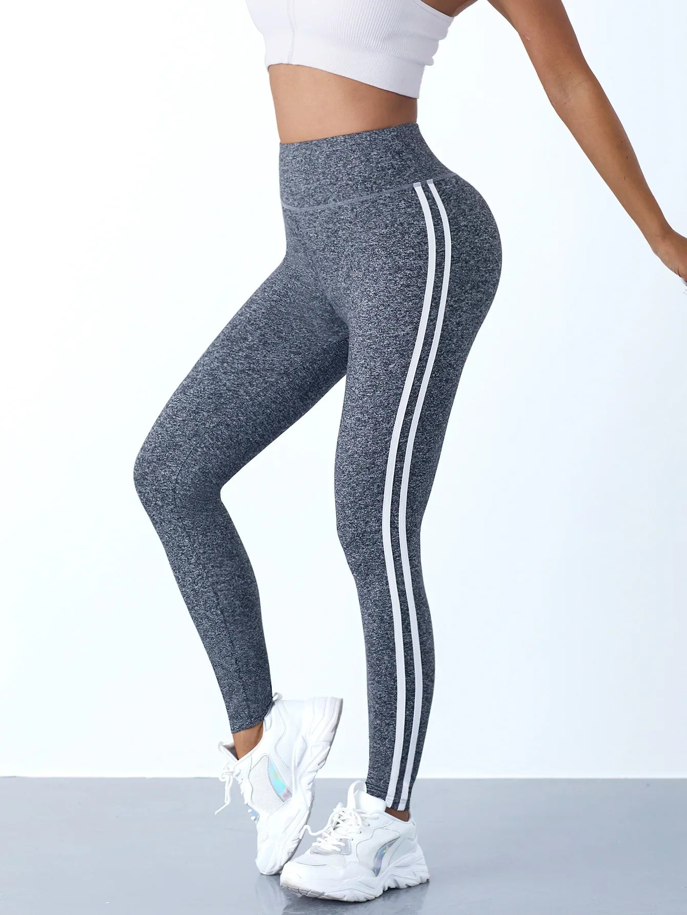 Forest Stripe Performance Tights