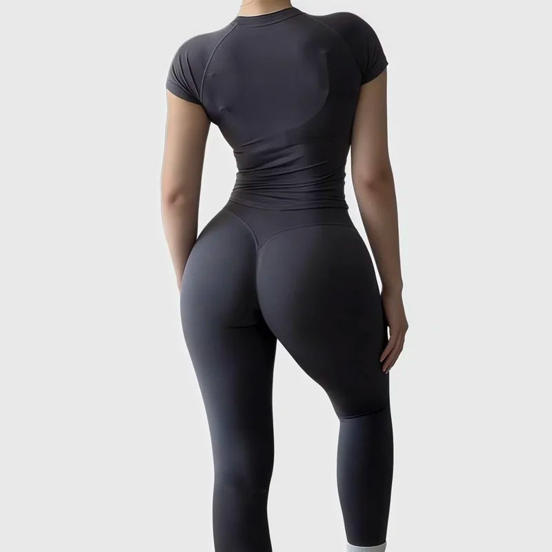 Saumaton "Low Ribbed" -setti korkealla vyötäröllä