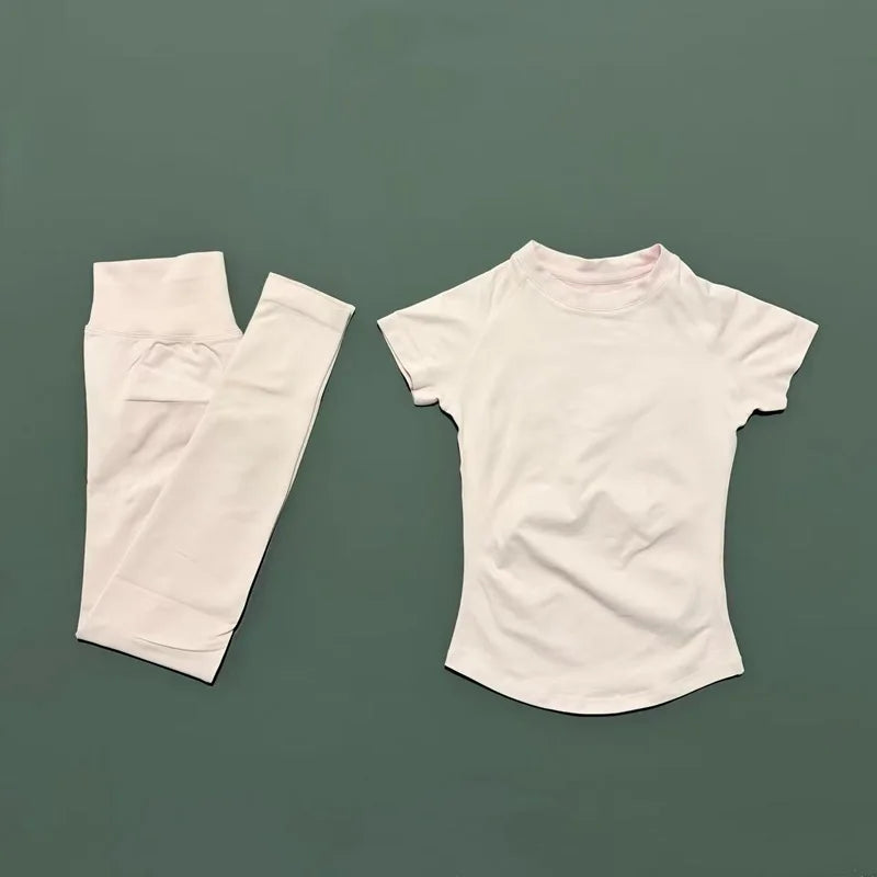 Saumaton "Low Ribbed" -setti korkealla vyötäröllä