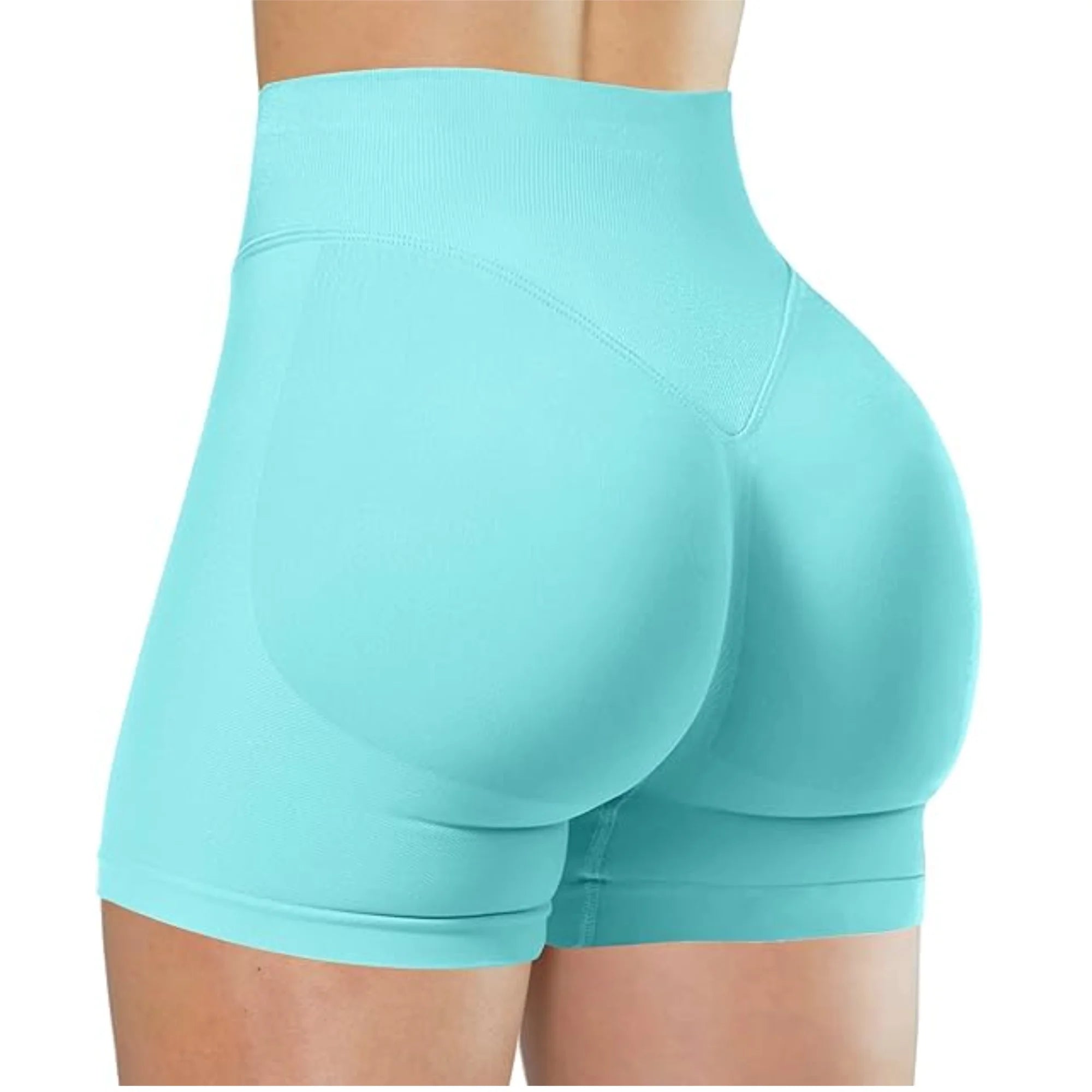 Saumattomat High Waist-urheilushortsit
