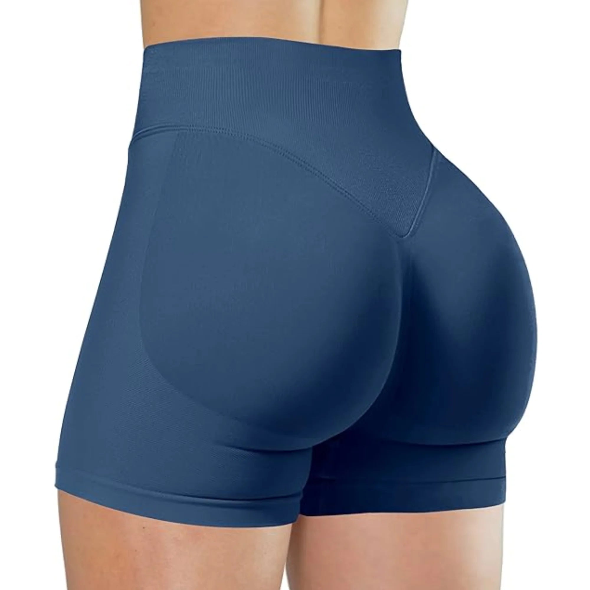 Saumattomat High Waist-urheilushortsit