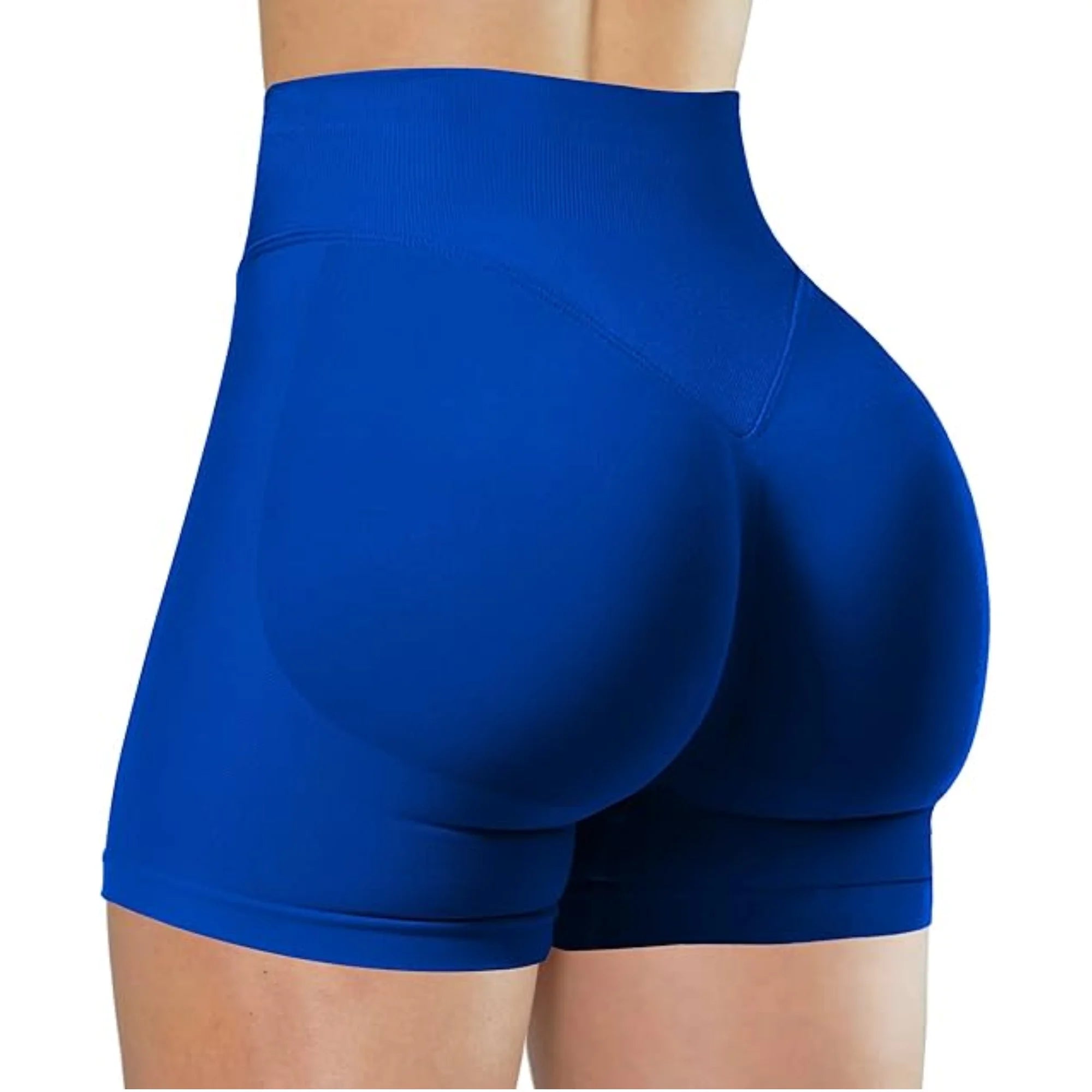 Saumattomat High Waist-urheilushortsit