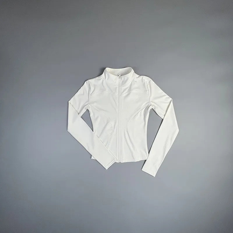 Lyhyt "Body Sculpting" joogatakki vetoketjulla