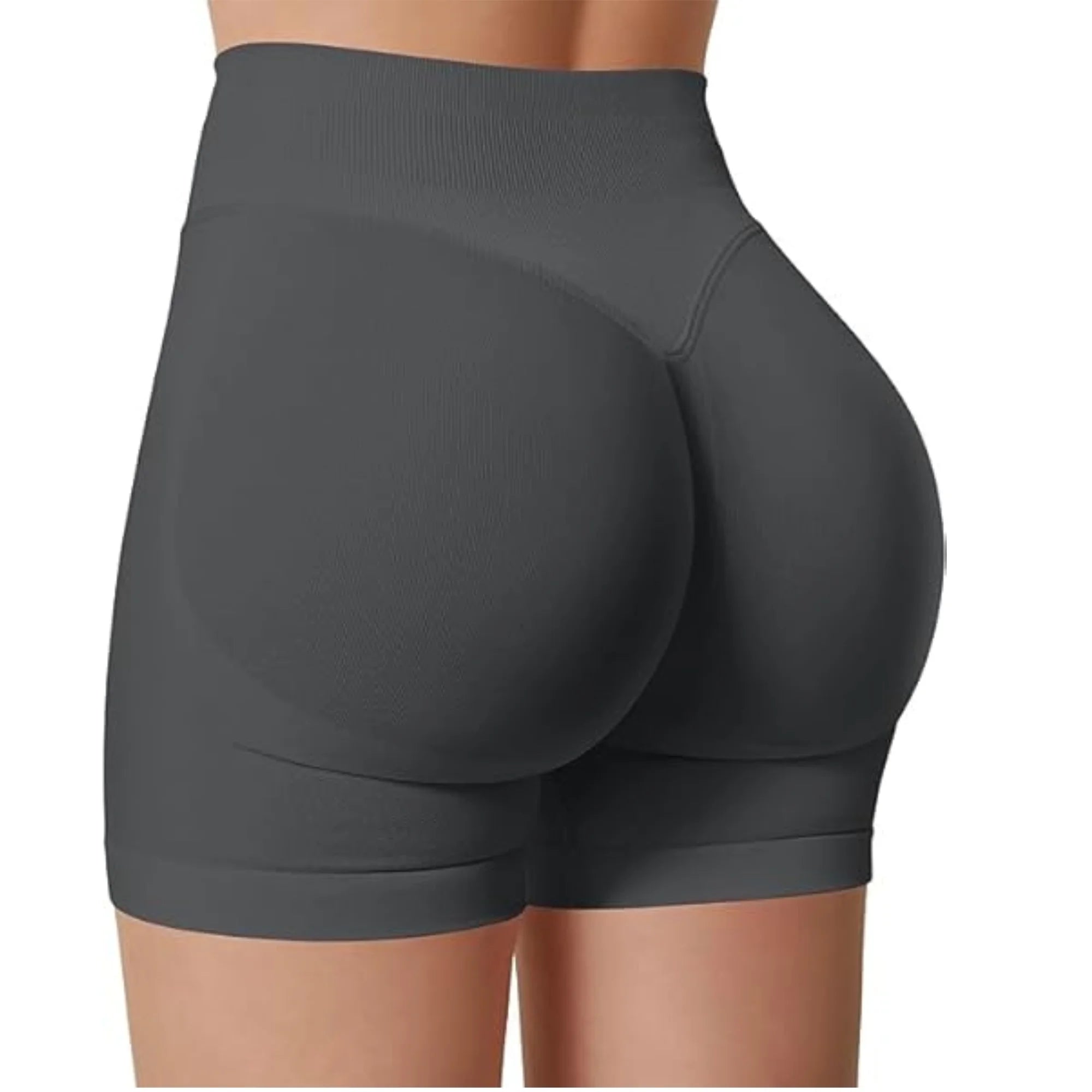 Saumattomat High Waist-urheilushortsit