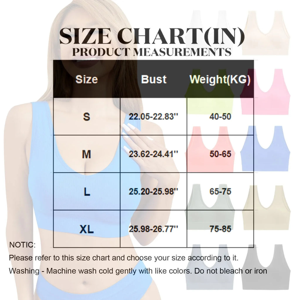 Ribbed V-Neck Bralette