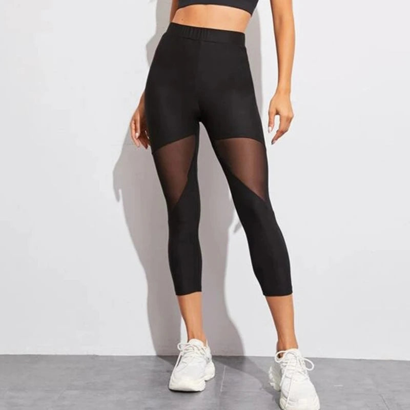 Gothic Mesh Sculpt Leggings