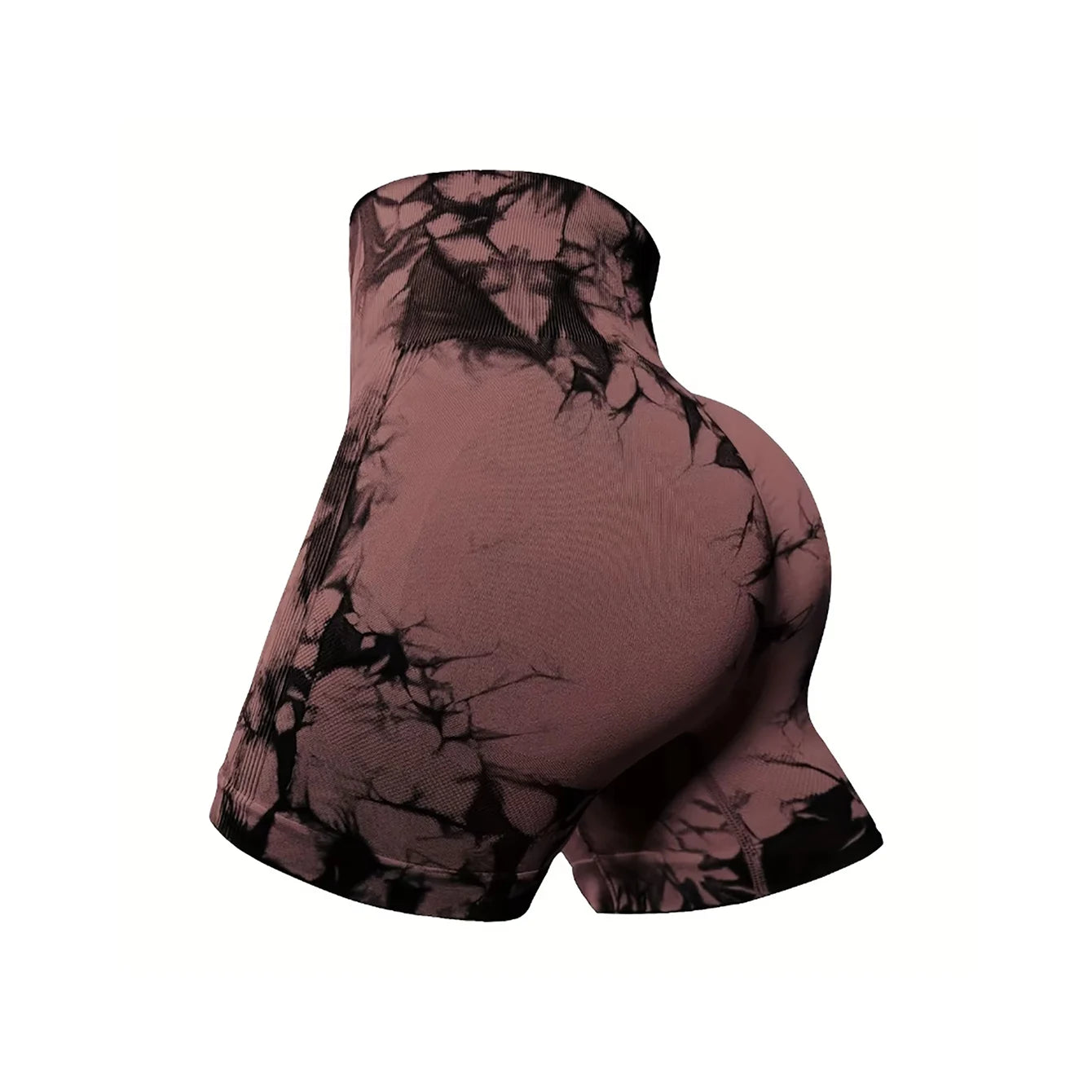 Värjätyt Scrunch-treenishortsit