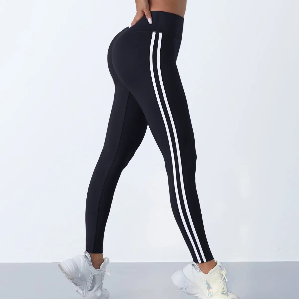 Forest Stripe Performance Tights